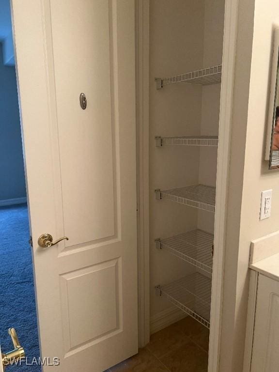 view of closet