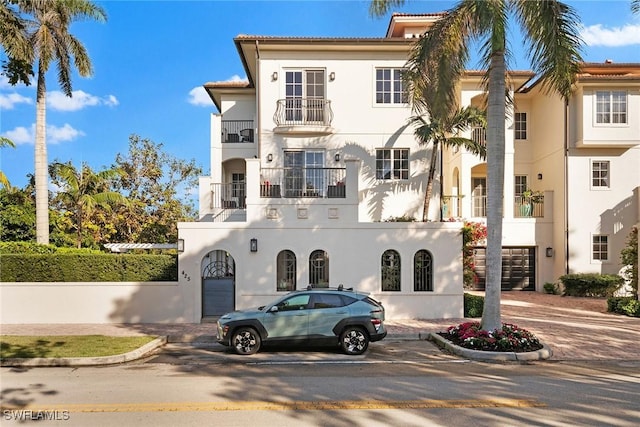 view of mediterranean / spanish house