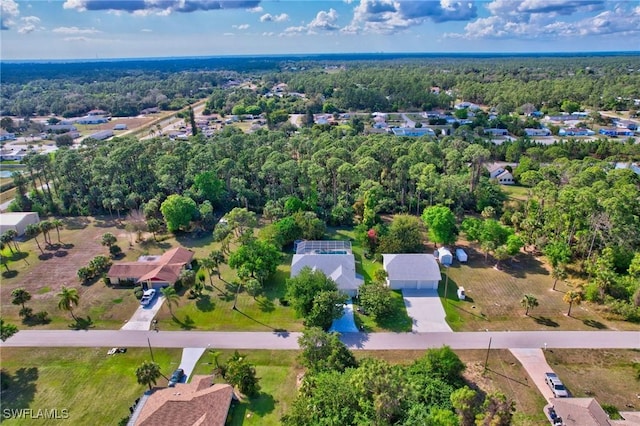 aerial view with a view of trees