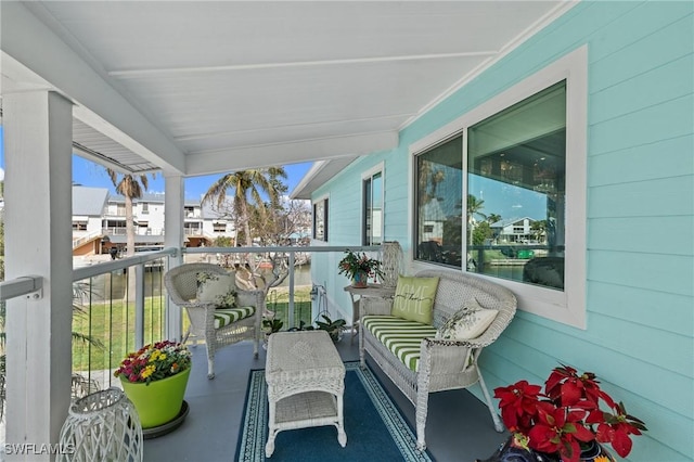 291 Flamingo St, Fort Myers Beach, FL 33931 - balcony with an outdoor living space