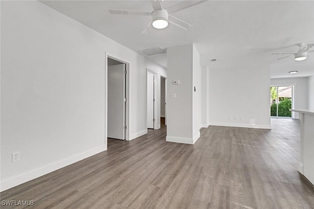 779 108th Ave N, Naples, FL 34108 - unfurnished room featuring hardwood / wood-style flooring and ceiling fan
