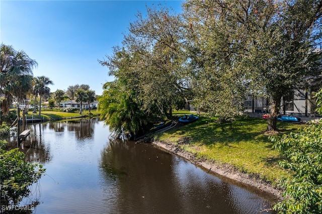 property view of water