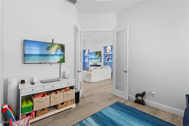 interior space featuring light hardwood / wood-style flooring