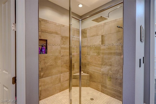 full bath with a stall shower