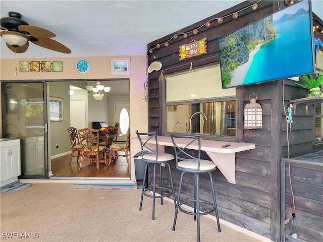 401 SE 8th Ter, Cape Coral, FL 33990 - view of patio / terrace with a ceiling fan