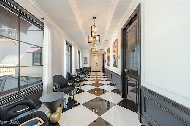 780 5th Ave S Unit 203, Naples, FL 34102 - interior space featuring a notable chandelier