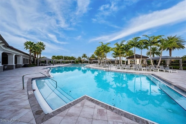 community pool featuring a patio