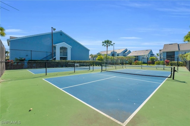 view of tennis court