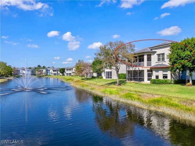 property view of water