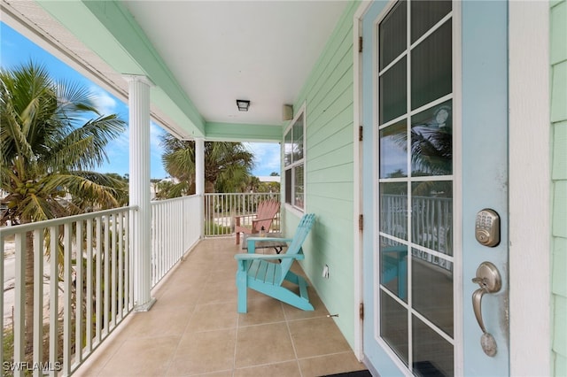 balcony with a sunroom