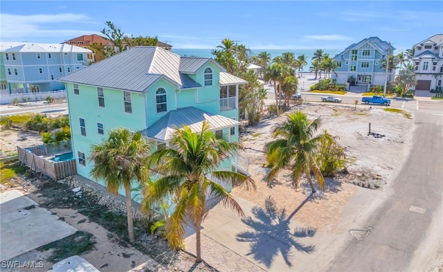 bird's eye view featuring a residential view