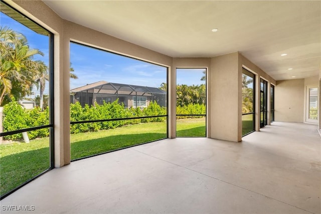 sunroom with a wealth of natural light