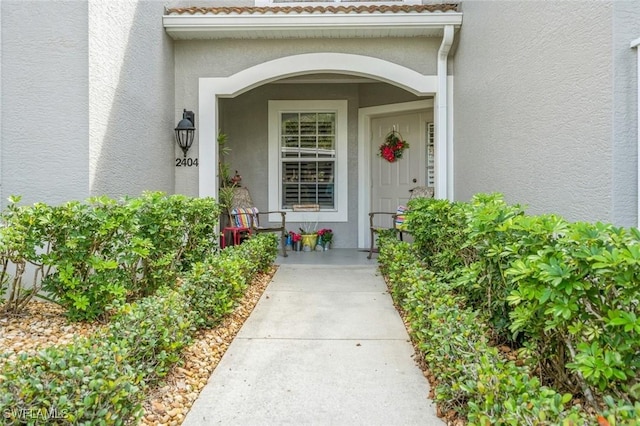 view of entrance to property