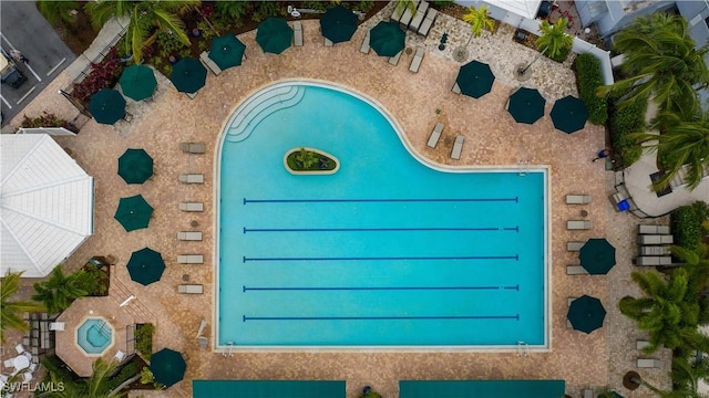 view of pool