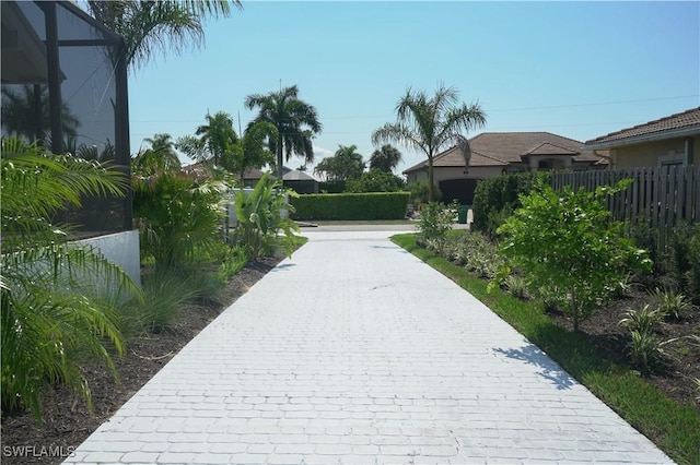 surrounding community featuring a garage