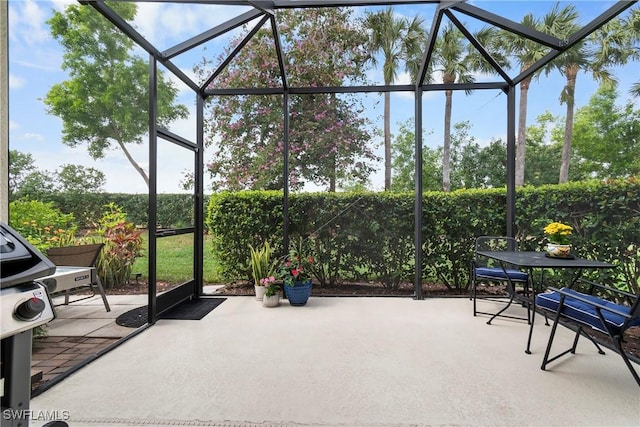 sunroom with a wealth of natural light