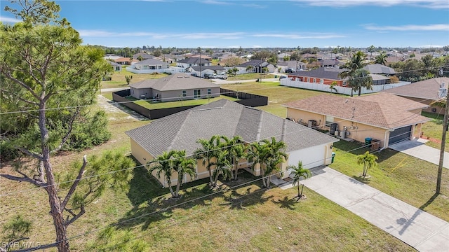 birds eye view of property featuring a residential view