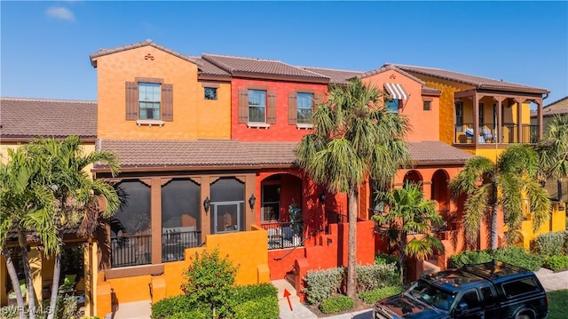 view of mediterranean / spanish house