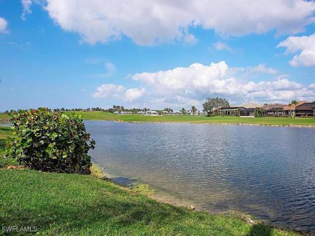 view of water feature