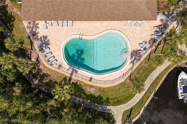 3458 Hancock Bridge Pkwy Unit 114, North Fort Myers, FL 33903 - view of subject property with a pool area