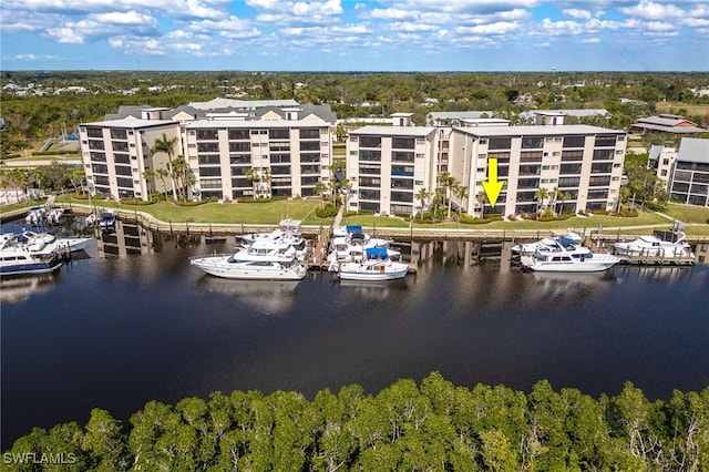 3458 Hancock Bridge Pkwy Unit 114, North Fort Myers, FL 33903 - aerial view of apartment complex and a large body of water