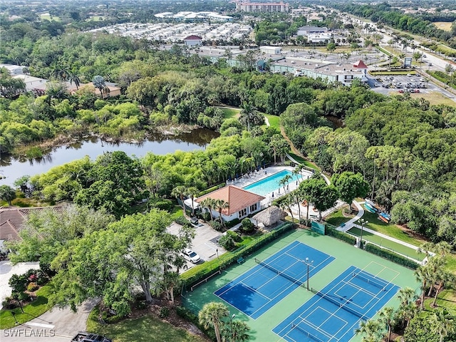 8850 Springwood Ct, Bonita Springs, FL 34135 - birds eye view of property with a water view