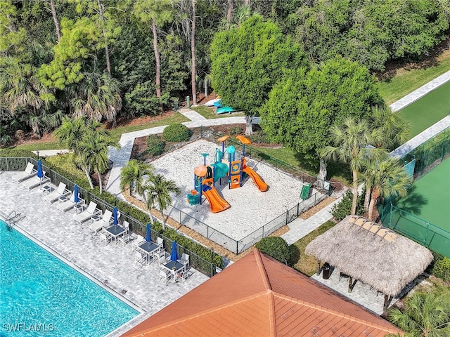8850 Springwood Ct, Bonita Springs, FL 34135 - bird's eye view