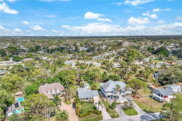 bird's eye view featuring a residential view