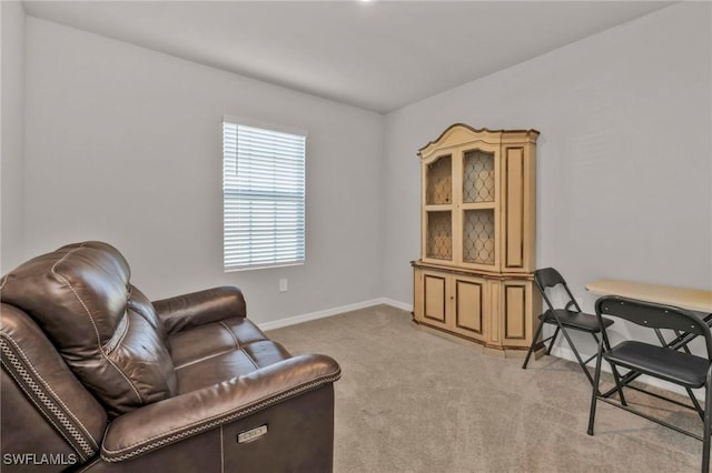 16031 Alcira Cir, Punta Gorda, FL 33955 - living area with baseboards and light colored carpet
