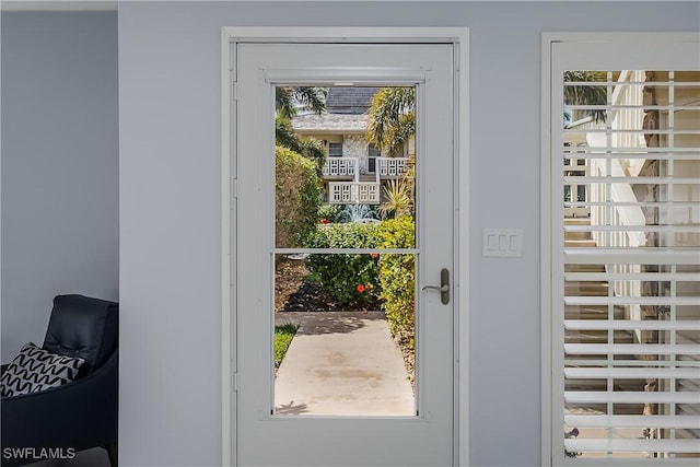 view of doorway