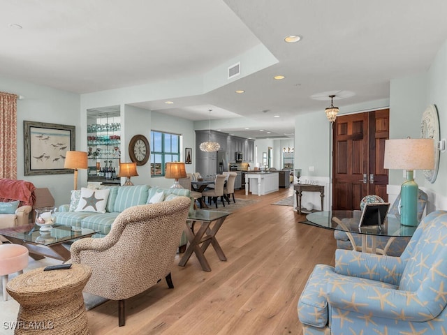 930 Cape Marco Dr Unit 806, Marco Island, FL 34145 - living room featuring light wood-type flooring