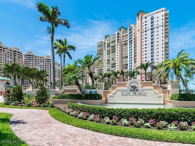 930 Cape Marco Dr Unit 806, Marco Island, FL 34145 - view of community sign