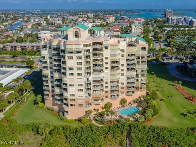 930 Cape Marco Dr Unit 806, Marco Island, FL 34145 - bird's eye view featuring a water view