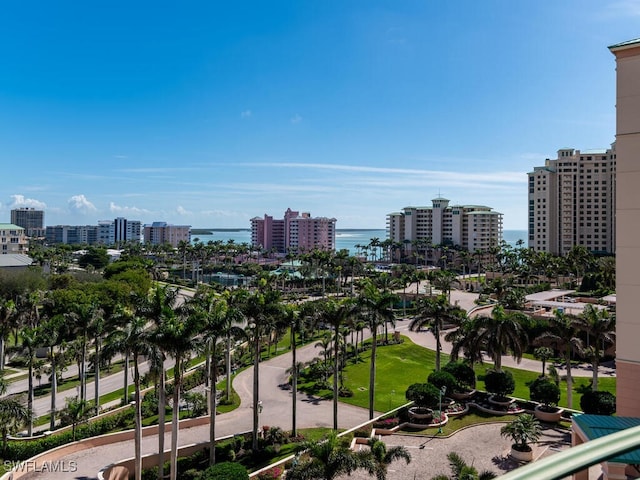930 Cape Marco Dr Unit 806, Marco Island, FL 34145 - bird's eye view with a water view