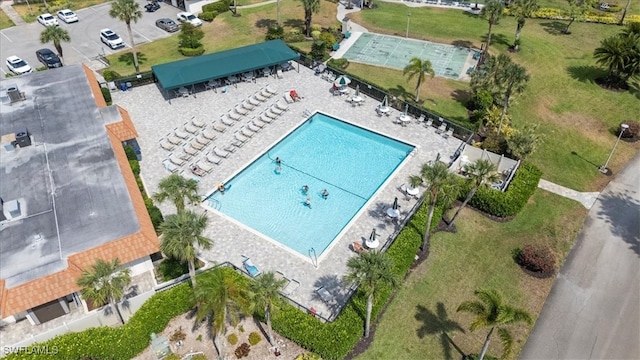 4345 27th Ct SW Unit 204, Naples, FL 34116 - aerial view of property's location with a pool area
