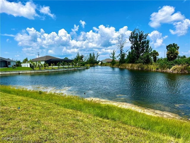 property view of water