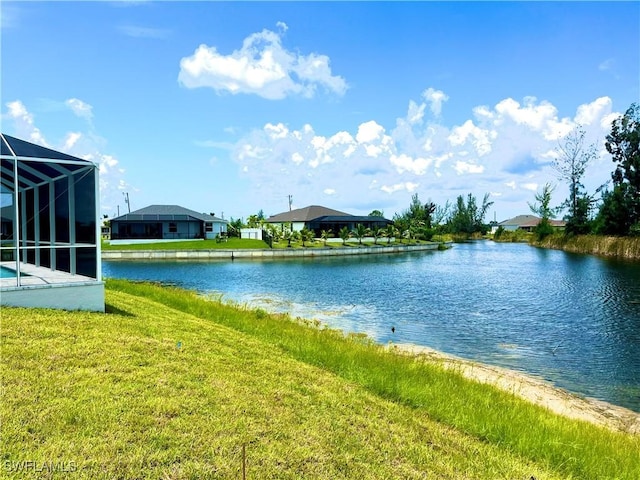 property view of water