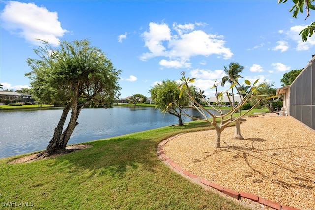 view of water feature