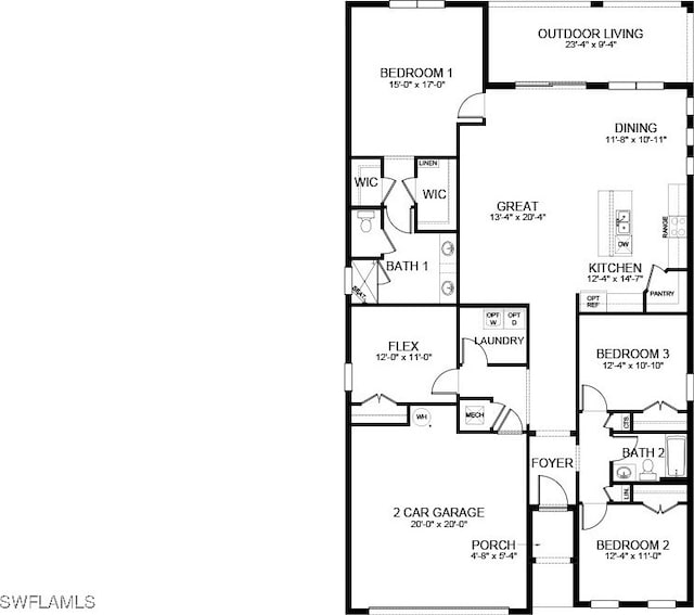 16768 Elkhorn Coral Dr, North Fort Myers, FL 33903 - room layout
