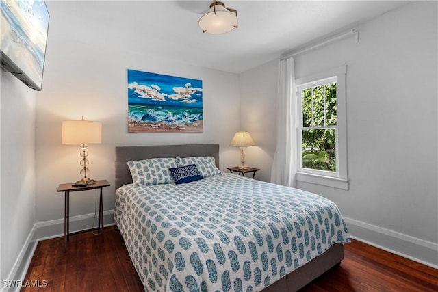 3475 Edgewood Ave, Fort Myers, FL 33916 - bedroom with dark hardwood / wood-style flooring