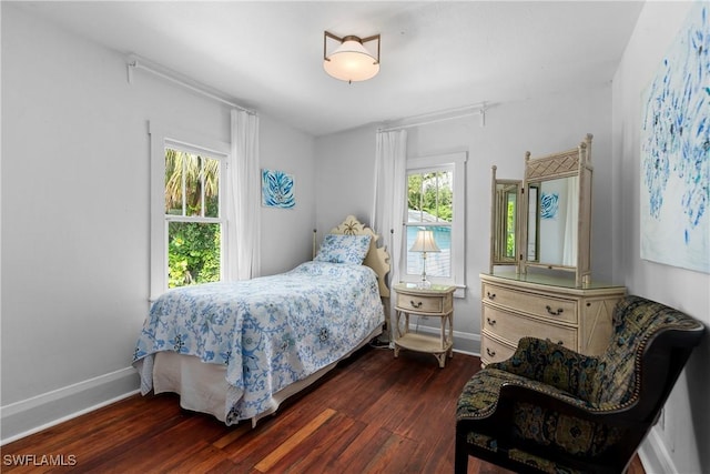 3475 Edgewood Ave, Fort Myers, FL 33916 - bedroom featuring dark hardwood / wood-style flooring