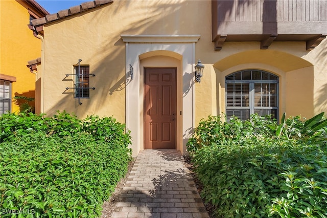 view of entrance to property