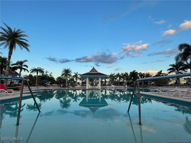 view of pool