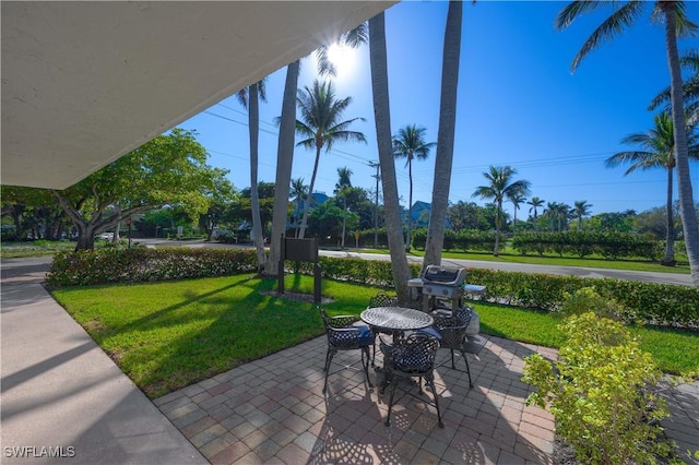 view of patio