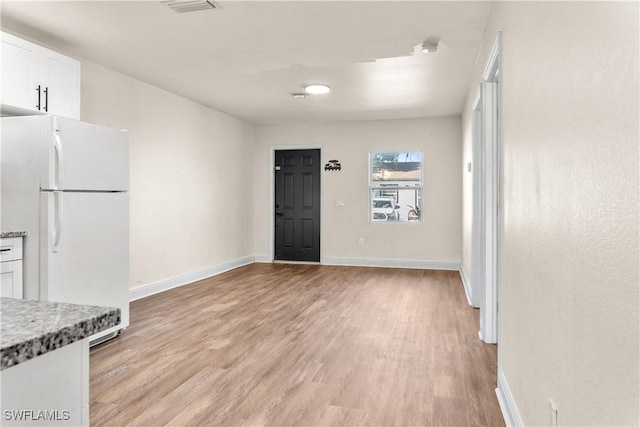 interior space featuring light hardwood / wood-style flooring