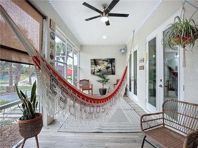 7684 County Rd 78, Fort Denaud, FL 33935 - sunroom / solarium with ceiling fan