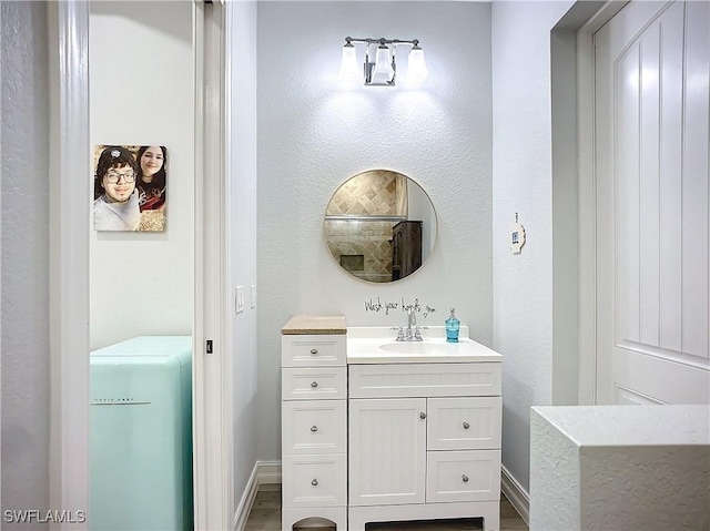 7684 County Rd 78, Fort Denaud, FL 33935 - full bathroom featuring vanity and baseboards