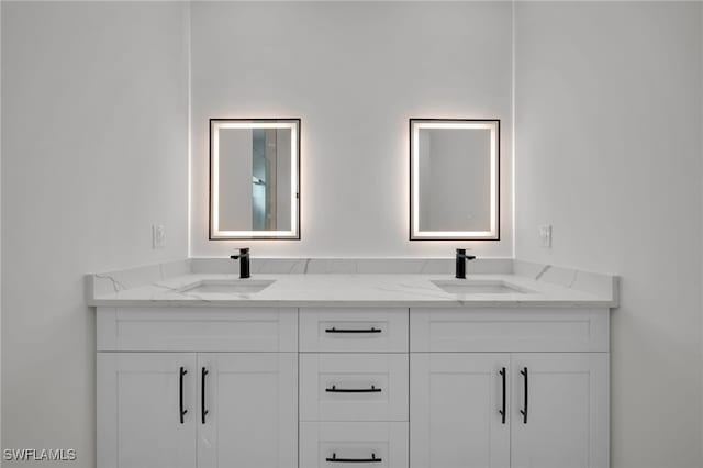 2125 Trafalgar Pkwy, Cape Coral, FL 33991 - full bathroom with double vanity