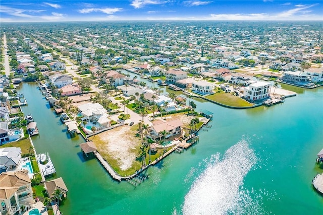 342 Germain Ave, Naples, FL 34108 - drone / aerial view with a residential view and a water view