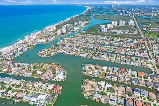 342 Germain Ave, Naples, FL 34108 - aerial view with a water view